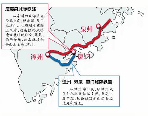 厦漳泉城际铁路获批复 双城每日通勤或成可能