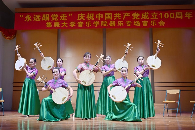 歌仔说唱《勿忘百年党恩情》(拍摄 冯立东）.JPG